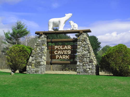 polar cave sign
