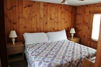Bedroom 1 in a 2 bedroom cabin